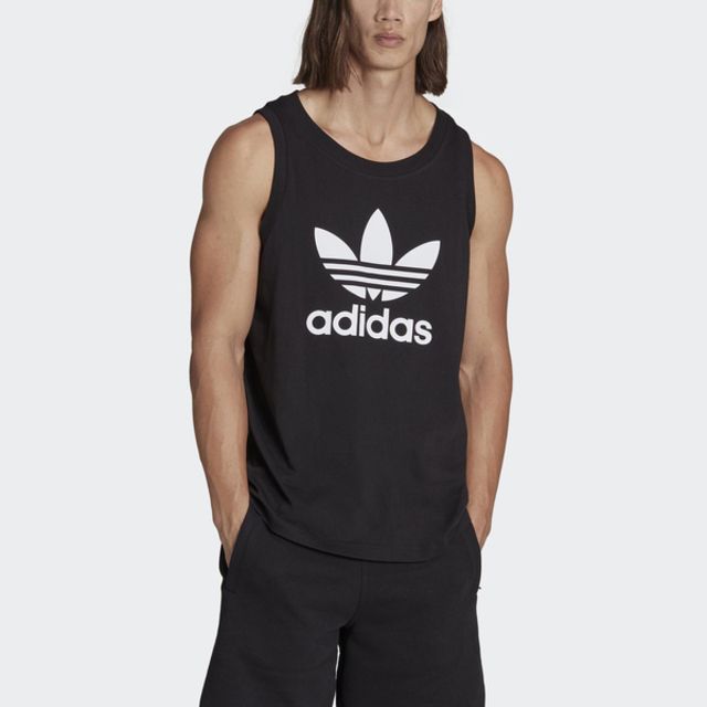 adidas Originals Adidas Trefoil Tank IA4811 男 背心 亞洲版 運動 休閒 經典 三葉草 棉質 舒適 黑