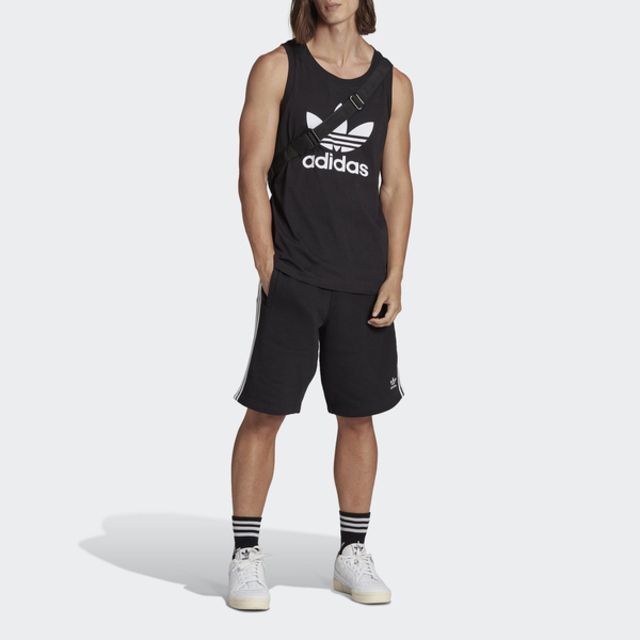 adidas Originals Adidas Trefoil Tank IA4811 男 背心 亞洲版 運動 休閒 經典 三葉草 棉質 舒適 黑