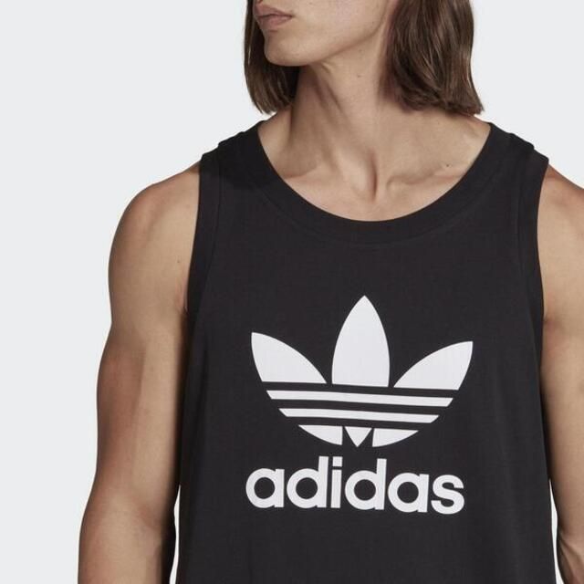 adidas Originals Adidas Trefoil Tank IA4811 男 背心 亞洲版 運動 休閒 經典 三葉草 棉質 舒適 黑