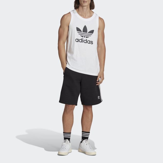 adidas Originals Adidas Trefoil Tank IA4808 男 背心 亞洲版 運動 休閒 經典 三葉草 棉質 舒適 白