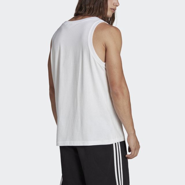 adidas Originals Adidas Trefoil Tank IA4808 男 背心 亞洲版 運動 休閒 經典 三葉草 棉質 舒適 白