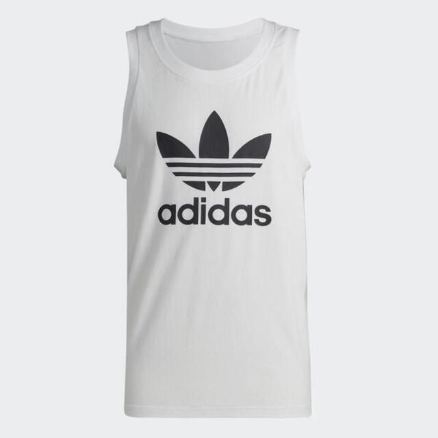 adidas Originals Adidas Trefoil Tank IA4808 男 背心 亞洲版 運動 休閒 經典 三葉草 棉質 舒適 白