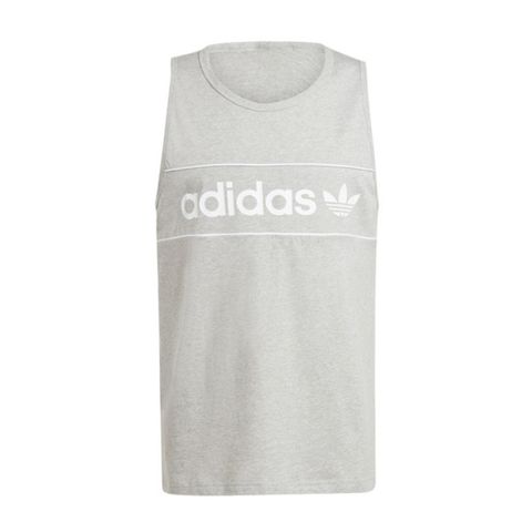 adidas Originals Adidas NY Tank IR9342 男 背心 運動 休閒 復古 經典 三葉草 棉質 灰