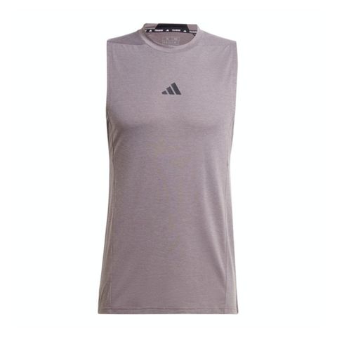 ADIDAS 愛迪達 Adidas D4T Tank IS3826 男 運動 背心 健身 訓練 吸濕排汗 圓領 棕灰