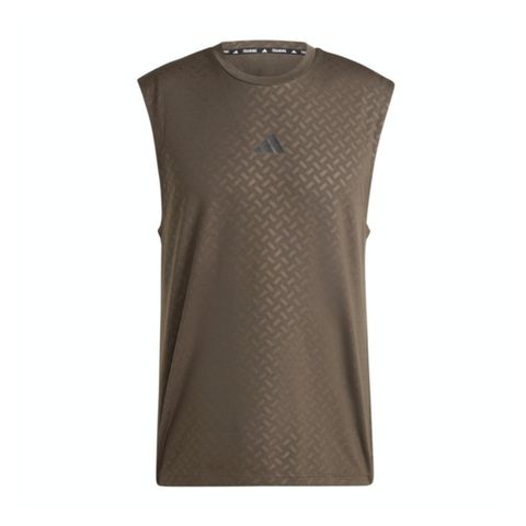 ADIDAS 愛迪達 Adidas Power Tank JD8457 男 背心 運動 訓練 健身 吸濕排汗 透氣 舒適 咖綠