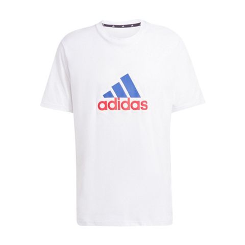 ADIDAS 愛迪達 Adidas M FI BOS T OLY [IS3234] 男 短袖 上衣 T恤 運動 休閒 基本款 棉質 舒適 白