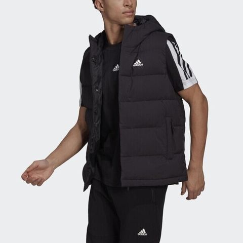 ADIDAS 愛迪達 Adidas Helionic Vest HG6277 男 羽絨背心 亞洲版 運動 戶外 休閒 鴨絨 保暖 冬季 黑