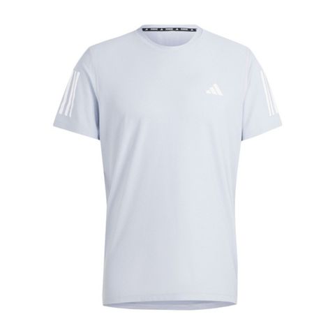 ADIDAS 愛迪達 Adidas OTR B Tee IN1501 男 短袖 上衣 運動 慢跑 路跑 訓練 反光 吸濕排汗 透氣 淡藍