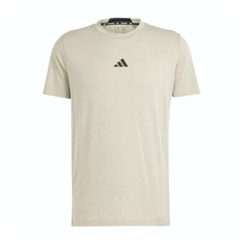 ADIDAS 愛迪達 Adidas D4T Tee [IS3817] 男 短袖 上衣 運動 慢跑 健身 訓練 重訓 吸濕排汗 修身 透氣 棕綠