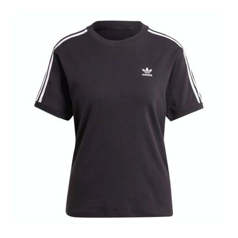 adidas Originals Adidas 3 Stripe Tee IU2420 女 短袖 上衣 T恤 運動 經典 三葉草 休閒 黑白