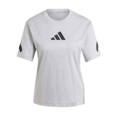 ADIDAS 愛迪達 Adidas W Z.N.E. Tee JD9590 女 短袖 上衣 T恤 運動 訓練 休閒 舒適 簡約 灰