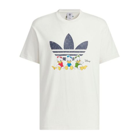 adidas Originals Adidas HDL GFX T U JP1426 男 短袖 上衣 T恤 唐老鴨系列 寬鬆 休閒 落肩 白