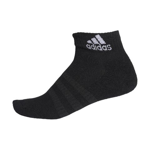 ADIDAS 愛迪達 襪子 Cushioned Ankle 黑 白 黑襪 短筒襪 短襪 男女款 單雙入  DZ9368