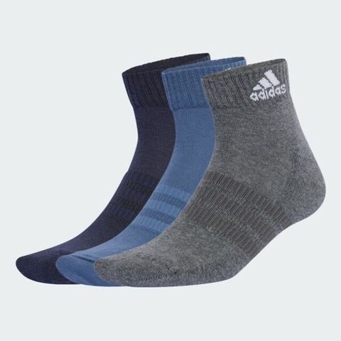 ADIDAS 愛迪達 Adidas C SPW ANK 3P [IP0403] 腳踝襪 3雙入 運動 休閒 支撐 舒適 愛迪達 灰藍