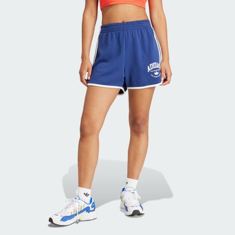 ADIDAS 愛迪達 VRCT SHORT 藍 短褲 女款 運動褲 三葉草 真理褲 休閒 IT9854