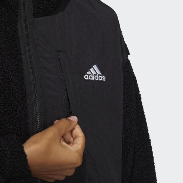 ADIDAS 愛迪達  W Boa Jacket HD0364 女 立領外套 運動 訓練 休閒 刷毛 柔軟 舒適 亞洲版 黑