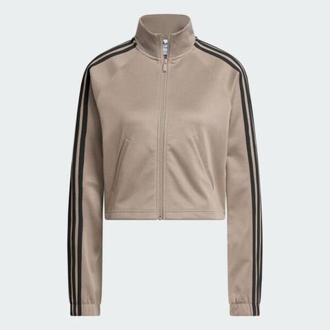 adidas Originals Adidas OG Warm Up JKT IJ5228 女 立領 外套 夾克 亞洲版 運動 經典 休閒 淺咖啡