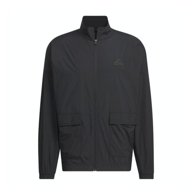 ADIDAS 愛迪達  ST FL MH WV JKT IT3954 男 立領 外套 運動 訓練 休閒 寬鬆 輕薄 黑