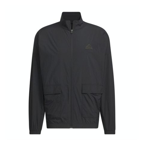 ADIDAS 愛迪達 ST FL MH WV JKT IT3954 男 立領 外套 運動 訓練 休閒 寬鬆 輕薄 黑