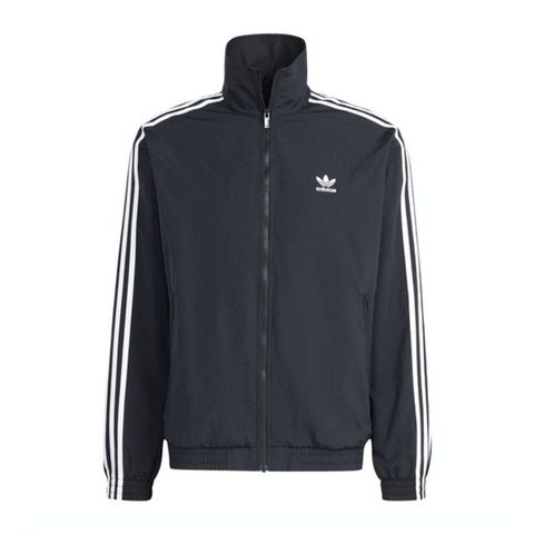 adidas Originals Adidas Woven FBIRD TT IT2491 男 立領 外套 運動 休閒 經典 復古 三葉草 寬鬆 黑