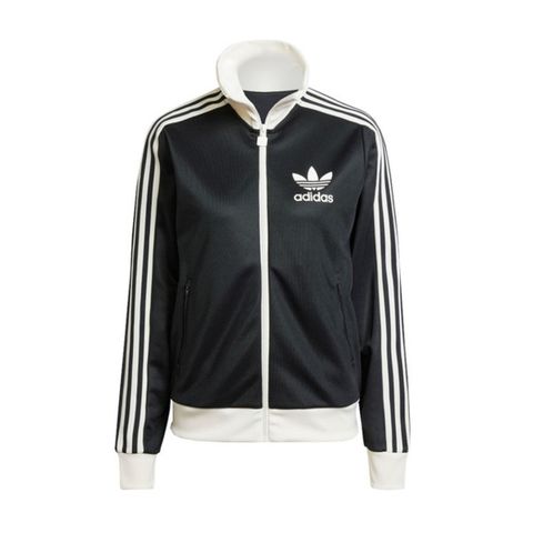 adidas Originals Adidas Beckenbauer TT IR6089 女 立領 外套 運動 休閒 復古 三葉草 羅紋領 黑白