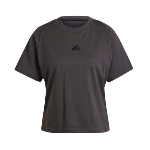 ADIDAS 愛迪達 W Z.N.E. Tee [IS3930] 女 短袖 上衣 T恤 運動 休閒 簡約 百搭 舒適 穿搭 黑