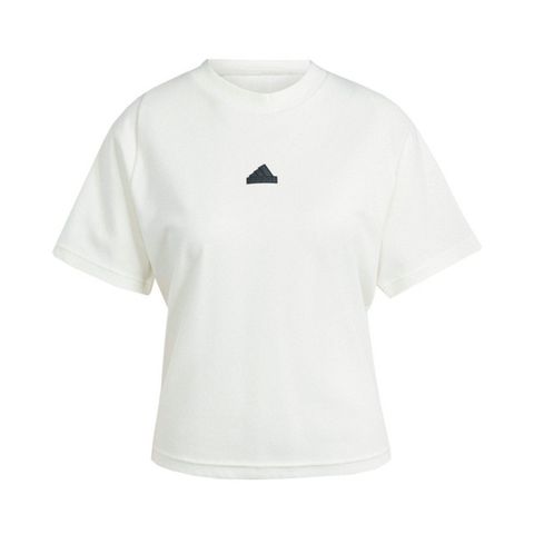 ADIDAS 愛迪達 W Z.N.E. Tee [IS3920] 女 短袖 上衣 T恤 運動 休閒 簡約 百搭 舒適 穿搭 白