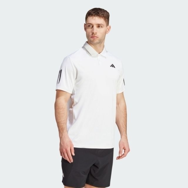 ADIDAS 愛迪達  Club Smu3s Polo [IS2295] 男 短袖 POLO衫 運動 訓練 網球 吸濕排汗 白