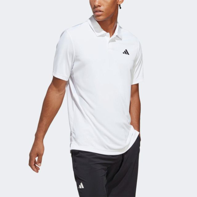 ADIDAS 愛迪達  Club Polo HS3277 男 短袖上衣 POLO衫 運動 網球 休閒 吸濕 排汗 亞洲版 白