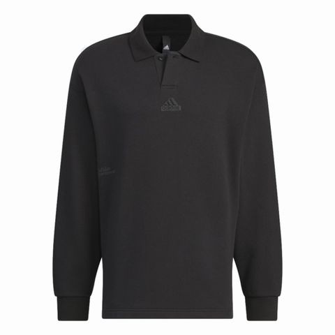 ADIDAS 愛迪達 ST FL LS POLO IT3972 男女 長袖 上衣 POLO衫 運動 休閒 舒適 黑