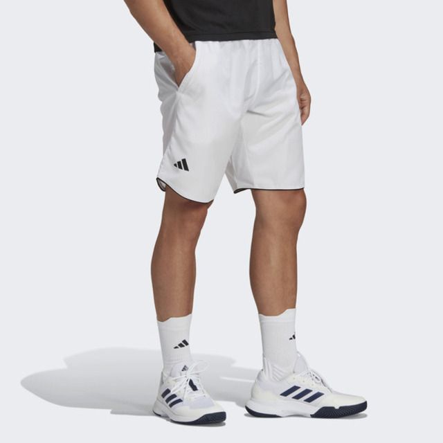 ADIDAS 愛迪達  Club Short HS3265 男 運動短褲 網球 休閒 吸濕 排汗 口袋 舒適 亞洲版 白