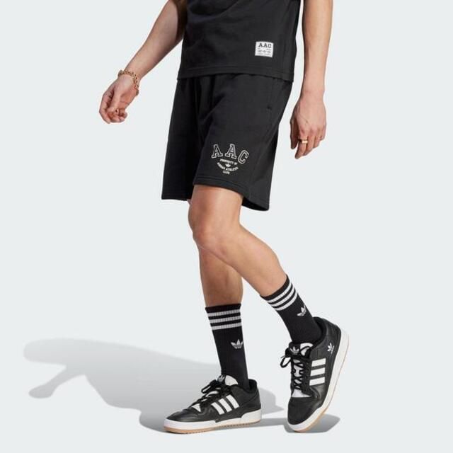 adidas Originals Adidas Hack AAC Shorts HZ0699 男 短褲 亞洲版 運動 休閒 毛圈布 舒適 穿搭 黑