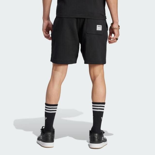 adidas Originals Adidas Hack AAC Shorts HZ0699 男 短褲 亞洲版 運動 休閒 毛圈布 舒適 穿搭 黑