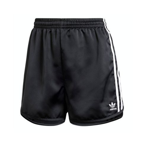 adidas Originals Adidas Sprint Shorts IU2528 女 短褲 運動 休閒 復古 三葉草 寬鬆 缎布 黑白