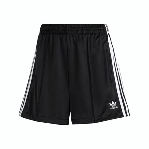 adidas Originals Adidas Firebird Short IU2425 女 短褲 休閒 復古 三葉草 寬鬆 拉鍊口袋 黑白