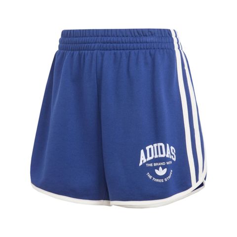 adidas Originals Adidas VRCT Short IT9854 女 短褲 運動 復古 休閒 三葉草 毛圈布 舒適 日常 居家 藍白