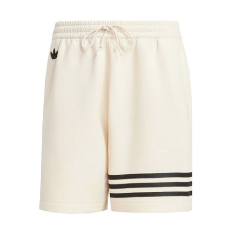 Adidas NEU C Sho JF9148 男 短褲 運動 休閒 經典 三葉草 棉質 簡約 米白 黑