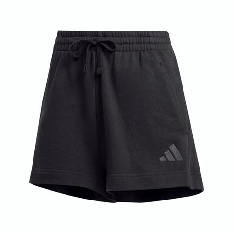 ADIDAS 愛迪達 W ALL SZN FT SH [JJ4920] 女 短褲 運動 休閒 舒適 棉質 簡約  黑