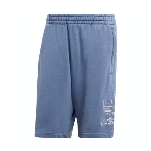 adidas Originals Adidas OUTL TREF Short [IR8005] 男 短褲 棉褲 運動 休閒 三葉草 寬鬆 舒適 藍