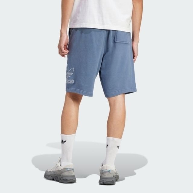 adidas Originals Adidas OUTL TREF Short [IR8005] 男 短褲 棉褲 運動 休閒 三葉草 寬鬆 舒適 藍