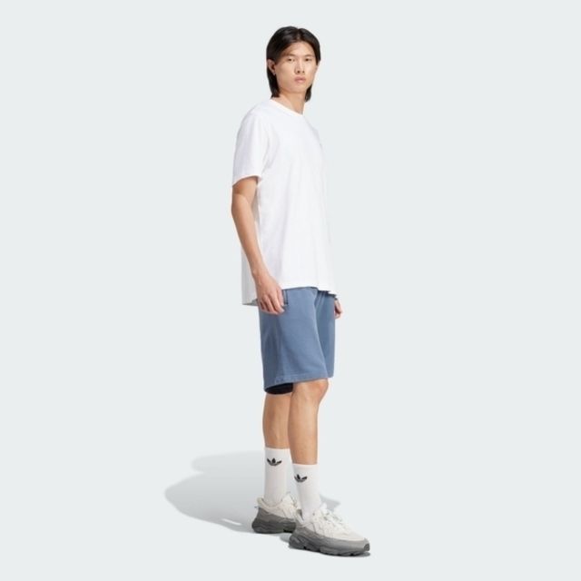 adidas Originals Adidas OUTL TREF Short [IR8005] 男 短褲 棉褲 運動 休閒 三葉草 寬鬆 舒適 藍