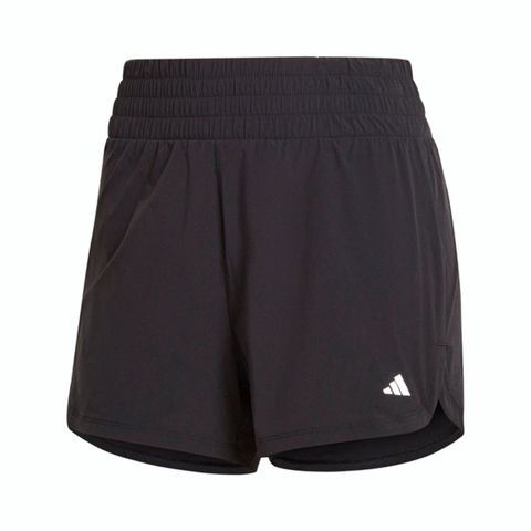 ADIDAS 愛迪達 Pacer LUX SH [IN9068] 女 短褲 運動 訓練 健身 高腰 吸濕排汗 彈性 舒適 黑