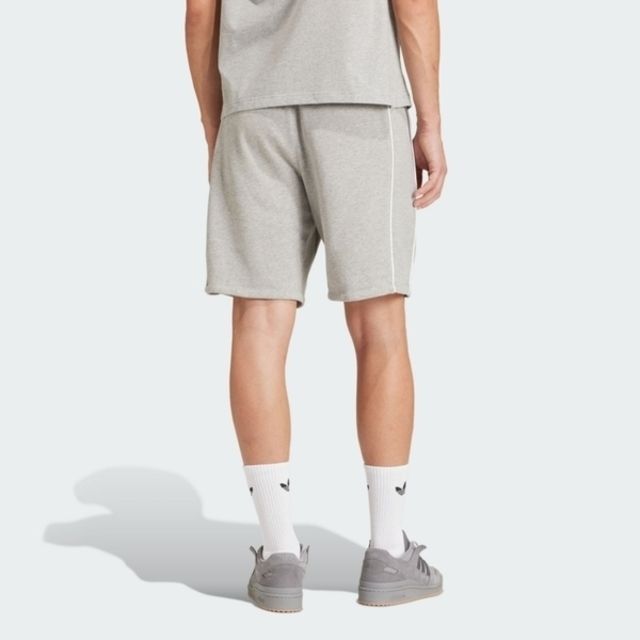 adidas Originals Adidas NY Short [IR9346] 男 短褲 運動 休閒 經典 復古 三葉草 棉質 拉鍊口袋 灰