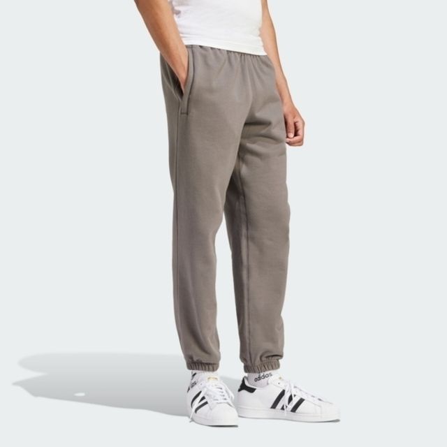 adidas Originals Adidas C Pants FT [IR7888] 男 長褲 棉褲 運動 休閒 日常 居家 重磅 舒適 基本款 灰棕