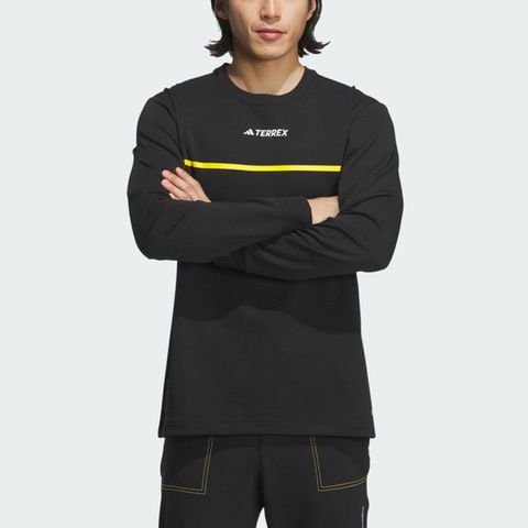 ADIDAS 愛迪達 NAT.GEO TEE LS IL8975 男 長袖上衣 亞洲版 運動 休閒 反光 國家地理 聯名 黑