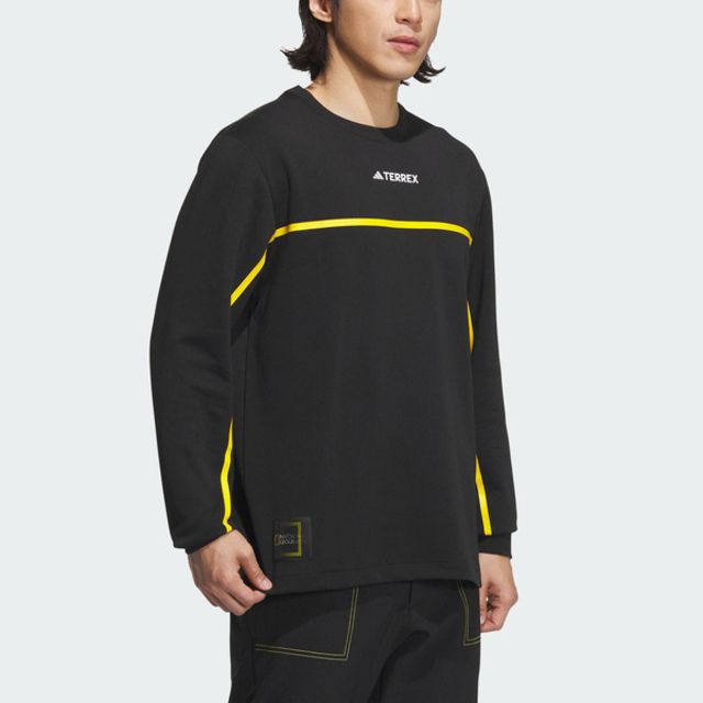 ADIDAS 愛迪達  NAT.GEO TEE LS IL8975 男 長袖上衣 亞洲版 運動 休閒 反光 國家地理 聯名 黑