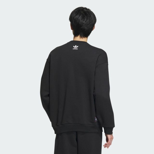 adidas Originals Adidas FT Crewneck IX4236 男 長袖 上衣 運動 休閒 限定款 龍年 棉質 CNY 黑