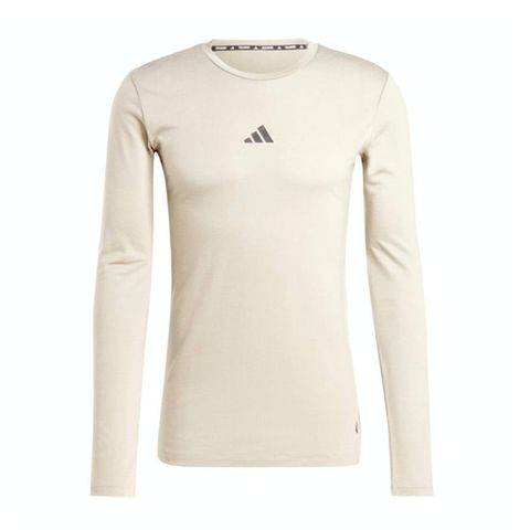 ADIDAS 愛迪達 Wo Longsleeve IS3792 男 長袖 上衣 運動 訓練 健身 重訓 合身 修身 卡其