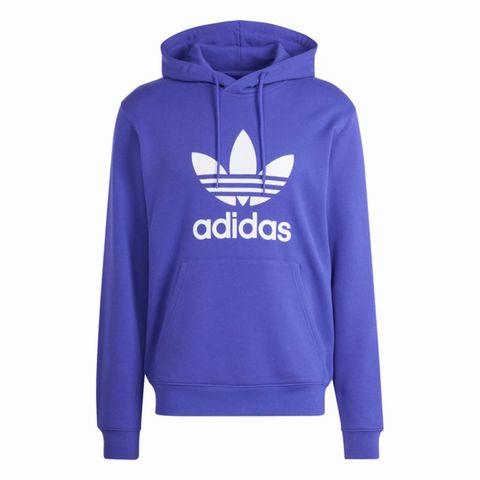 adidas Originals Adidas Trefoil Hoody IM9398 男 連帽 上衣 帽T 運動 經典 三葉草 休閒 棉質 藍紫