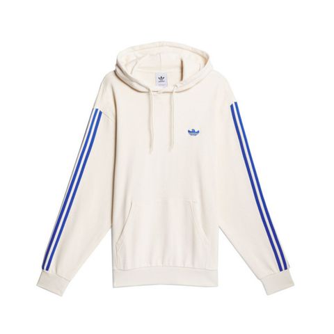 adidas Originals Adidas SHMOO FTHR HOOD IU0106 男 連帽 上衣 帽T 運動 休閒 棉質 毛巾布 米白 藍